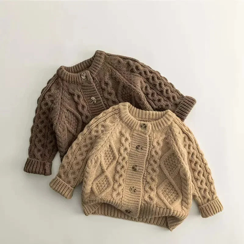 Warm cardigan for boys and girls – long-sleeved children's cardigan