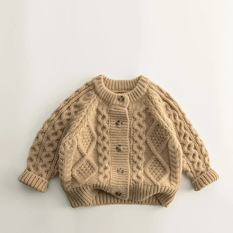 Warm cardigan for boys and girls – long-sleeved children's cardigan