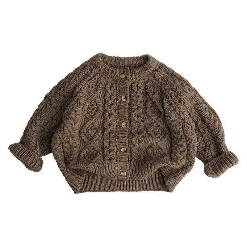 Warm cardigan for boys and girls – long-sleeved children's cardigan