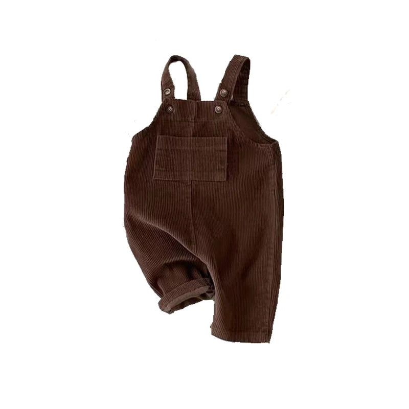 Baby dungarees in corduroy look - for boys and girls